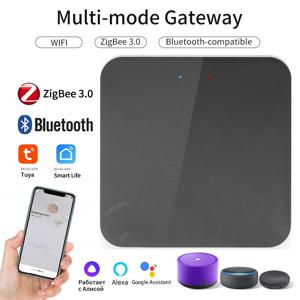 Tuya 스마트 게이트웨이 원격 제어 ZigBee WiFi 브리지 Bluetooth Mesh 스마트 라이프 자동화 다중 모드 허브는 Alexa Google과 함께 작동합니다.