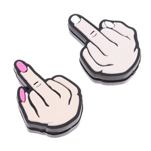 중간 손가락 테니스 라켓 진동 완충기 충격 흡수 소프트 실리콘 라켓 댐퍼