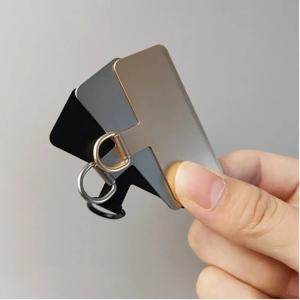 2개입 범용 휴대폰 XYun 랜야드 패치 메탈 안전 슬림 폰 스트랩 액세서리