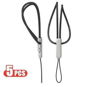 분실 방지 로프 랜야드 이어폰 휴대폰 팔찌 스트랩, 에어팟 아이폰 키체인, 손 손목 참 코드 액세서리, 5 개