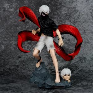 Tokyo Ghoul 피규어 지네 마스크 지네 얼굴 변경 가능 Kaneki Ken 애니메이션 피규어 피규어 주변 장식 장식품