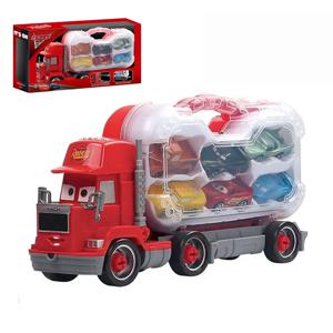 픽사 자동차 세트 라이트닝 맥퀸 세트 피규어 잭슨 스톰 맥 삼촌 트럭 풀백 자동차 모델 인형 어린이 장난감 선물용