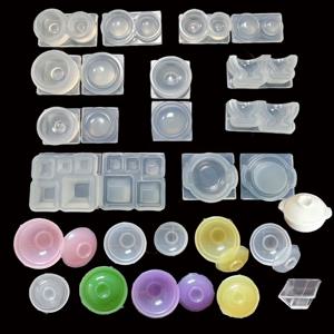 DIY 미니 냄비 그릇 모양의 실리콘 쥬얼리 도구 쥬얼리 금형 쥬얼리 액세서리