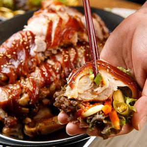 1+1 팔각품은 순살족발 300g 총 2팩, 통순살, 불족발, 슬라이스 족발 선택