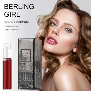 JEAN MISS 여성용 페로몬 향수, 오래 지속되는 향수 샘플, 무화기 아트 프린트 포장, 3ml