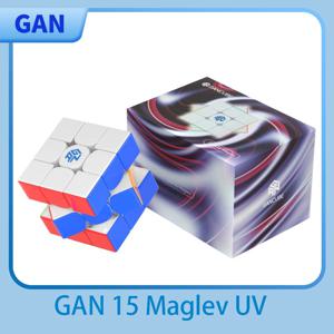 [JudyCube] 새로운 2024 Gan 15 Maglev UV 자기 매직 스피드 큐브 GAN15 M 스티커없는 전문 Fidget Toys GAN 15M Cubo Magico