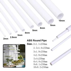 20pcs~5pcs ABS 원형 튜브 플라스틱 중공 튜브 직경 3mm/4mm/5mm/6mm/8mm/10mmDIY 수제 모래 테이블 재료 모델 빌딩