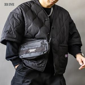 일본 스트리트웨어 하프 슬리브 패딩 재킷, 하라주쿠 캐주얼 남성 재킷, 하라주쿠 두꺼운 트렌디 V넥 코트, 가을 겨울