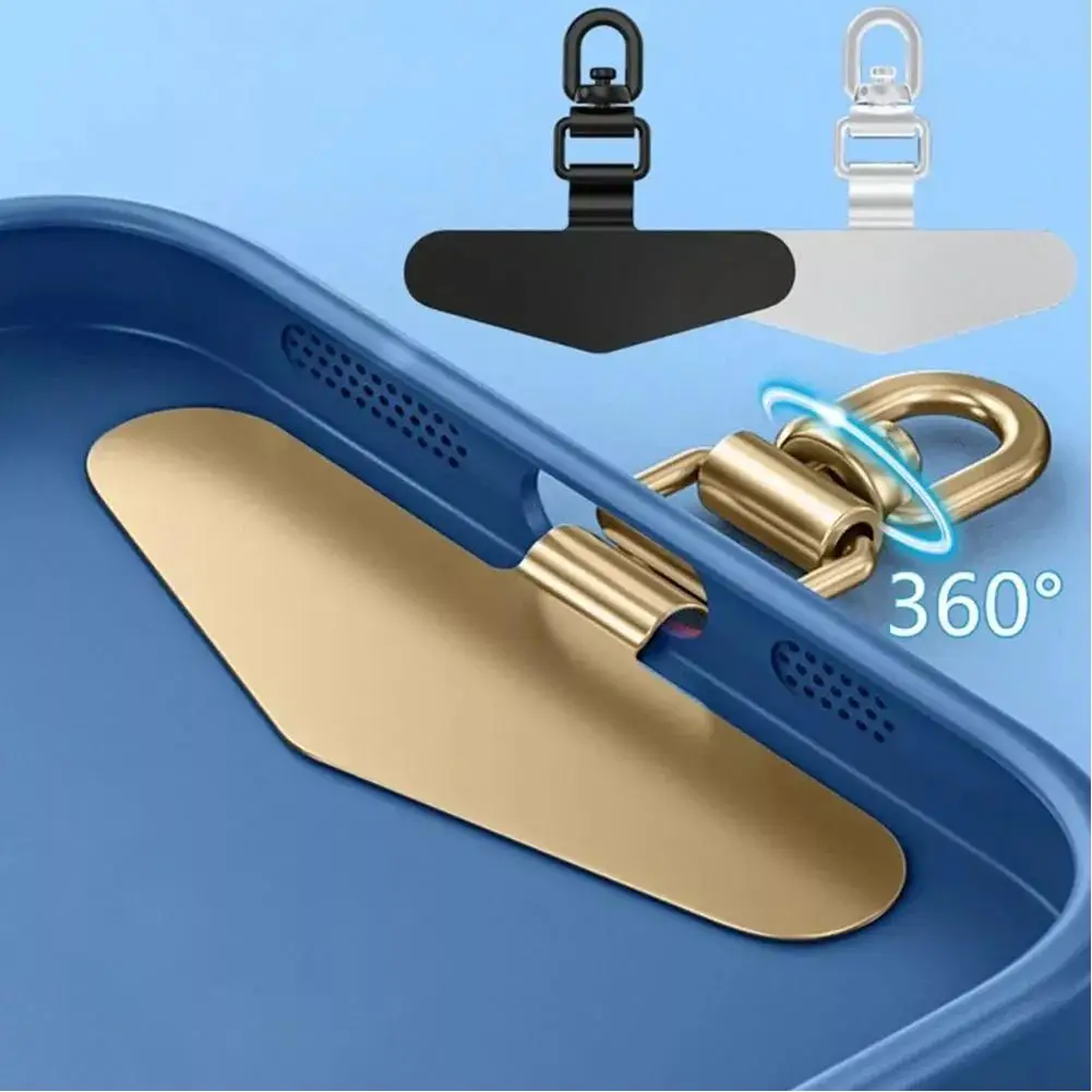 강철 전화 매는 밧줄 가스켓 패치 분실 방지 가을 휴대 전화 로프 카드 금속 클립 스트랩 교수형 코드 탭 액세서리