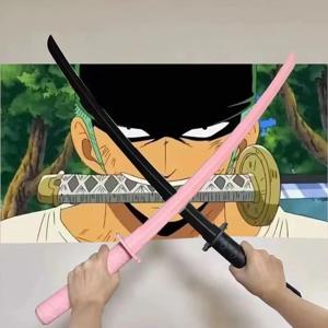 3D 인쇄 중력 칼 Katana 성인 사진 소품 개폐식 Cos Photobooth 소품 감압 장난감 친구 선물을위한 칼