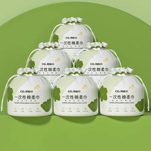 추출 가능한 세안 수건 일회용 면화 메이크업 미용실 클렌징 페이스 닦아 수건 건식 및 습식 이중 목적 부드러운 수건