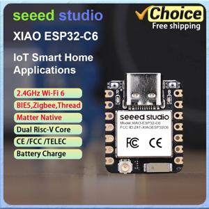 오리지널 샤오미 ESP32-C6 미니 개발 보드 모듈 2.4GHz WiFi6 BlE 5.0 아두이노 IoT 시스템 지그비 스마트 홈 애플리케이션용