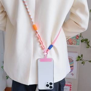 1Pc 긴 휴대 전화 스트랩 휴대용 Crossbody 스트랩 전화 케이스 범용 전화 스트랩 연결 끈 ﻿