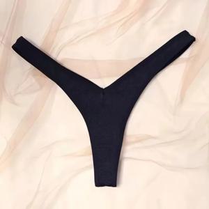 여성 섹시한 V 허리 섹시한 스포츠 가죽 끈 G-문자열 통기성 팬티 낮은 허리 속옷 Knicker T 바지 탄성 비키니 속옷
