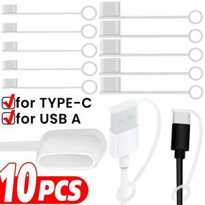 Type-C 충전 포트 로프가 있는 투명 먼지 플러그 분실 방지 방진 보호 장치 캡 스토퍼 데이터 케이블 USB 유형 C 투명 커버