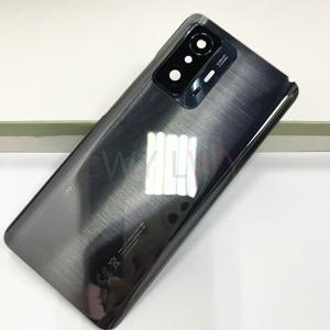 Xiaomi mi 11T Pro 5G 배터리 커버 Xiaomi 11T 5G 유리 뒷문 후면 하우징 커버 (카메라 렌즈 교체 포함)