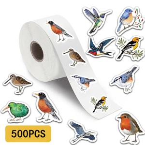500PCS 아름다운 새 롤 스티커 전화 스크랩북 봉투 선물 워터 컵 기타 스케이트 보드 노트북 방수 장식