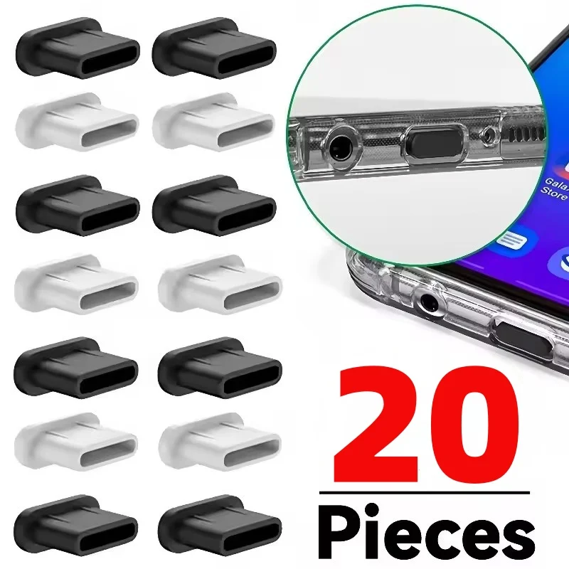 실리콘 먼지 방지 플러그 타입 C 충전 포트 보호 스토퍼 캡 커버 (아이폰 16 15 Pro Max 16 15 Plus 삼성용)