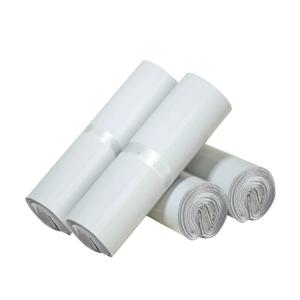 100Pcs 새로운 흰색 봉투 우편 배달 가방 셀프 씰 의류 운송 접이식 쇼핑 가방 방수 폴리 택배 주머니