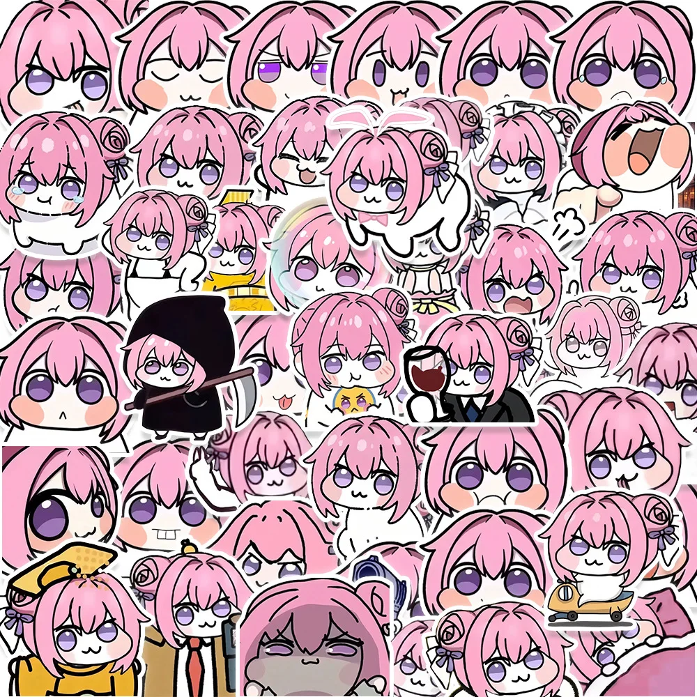 50Pcs Nikke Doro 인형 승리의 여신 스티커 Doro DIY 스티커 Scrapbooking 전화 수하물 스케이트 보드 방수 데칼