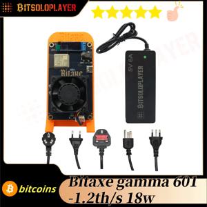 비트코인 ​​광부 Bitaxe gamma 601 1.2th/s 18w BM1370 ASIC BTC 광부 복권 광부 홈 광부 전원 어댑터 포함