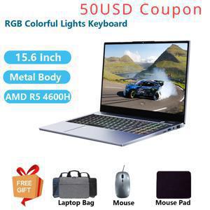 2024 AMD 노트북 게이밍 사무용 노트북 넷북 메탈 15.6인치 라이젠 R5 4600H 6코어 64GB DDR4 1TB RJ45 블랙라이트 키보드