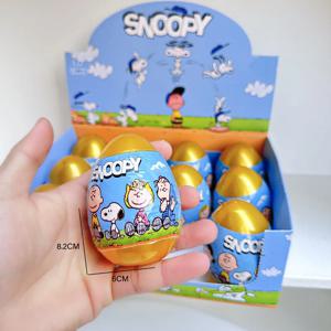 12개입 키체인 에그볼 블라인드 박스 스누피 쿠로미 만화 피규어 인형 블라인드 에그 모바일 펜던트 미스터리 박스 트위스트 에그 장난감 선물