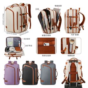 남성과 여성을 위한 백팩, 새로운 스타일, 심플한 비즈니스 컴퓨터 백팩, 야외용 대용량 여행 가방, 남학생용 학생 가방