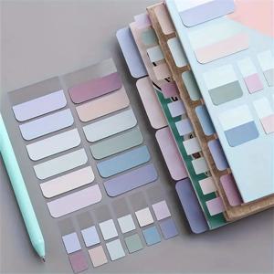 120개 다채로운 분류 쓰기 색인 스티커 - 간편한 정리, 재사용 가능, 방수 및 탈착 가능 - 북마크에 적합