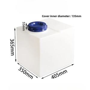 40L 사각 플라스틱 RV 생활용수 저장 탱크 수직형 전문가용 신선수 저장 탱크 (트레일러, 캠핑카, 보트, 요트용)