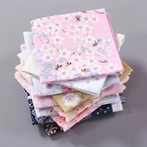 6pcs 여성용 골동품 구식 순수 코튼 수분 흡수 땀 닦는 손수건 얇은 프린트 코튼 핸드 타월 스퀘어
