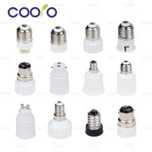 E27 E14 G9 E12 B22 G4 MR16 GU10 E14 B22 GU10 E27 램프 베이스 홀더 변환 소켓 1개 (LED 옥수수 전구용)