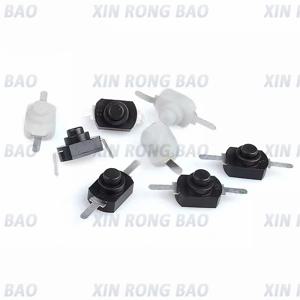 10PCS 12*8MM DC 30V 1A 검정색 전기 토치 1208YD 자동 잠금 용 미니 푸시 버튼 스위치