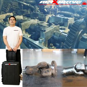 업그레이드된 200W 휴대용 캐리어 레이저 세척 장비 (바퀴 포함) 자동차 부품, 목재 울타리, 페인트 무연마 제거