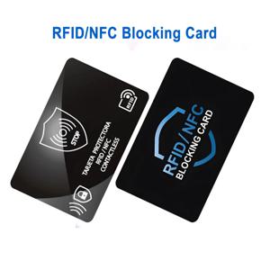 RFID 차단 카드 보안 직불 신용 카드 여권 보호기 차단기 NFC 신호 차단 ID ATM 가드 카드 소지자 슬리브