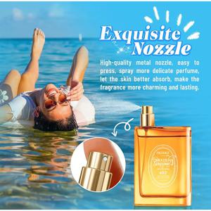 새로운 캐러멜 바닐라 향수 브랜드 짓눌린 여성 향수 오래 지속되는 향수 오 드 퍼퓸 저항할 수 없는 썬 미식가 바디 스프레이