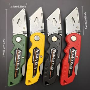빠른 교체 디자인을 갖춘 1/10개 다기능 접이식 및 예술적 칼, 와이어 스트리핑 플라이어 및 탄성 가위에 사용됩니다.