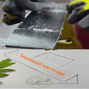 스키 왁싱 도구 스크레이퍼 왁스 보드 싱글 및 더블 보드 왁싱 및 왁스 제거 전용 유지보수 스크레이퍼 왁스 보드