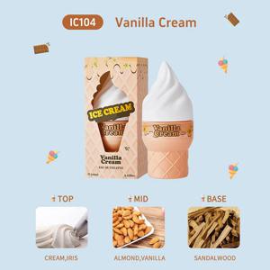 브랜드 아이스크림 향수 초콜릿 과일 크림 아이스크림 우드 라이트 향수 지속적인 신선한 달콤한 매력 중성 향수 100ml 신제품