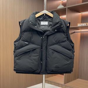 남성용 패셔너블 두꺼운 따뜻한 면 조끼 가을 겨울 작업복 자켓 자수 청년 팝 스타일 스탠드 칼라 지퍼 클로저