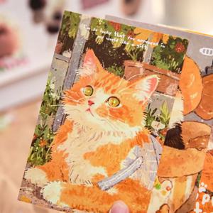 30장 귀여운 인스 스타일 애완동물 메시지 기념 카드 엽서 DIY 핸드메이드 스크랩북 재료 카드지