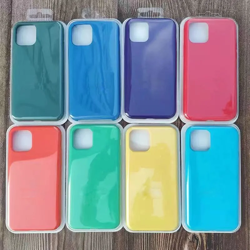 아이폰16 14 12 11 15 13 프로 맥스용 오리지널 액체 실리콘 폰 케이스 아이폰 13 16 15 14 커버 로고 포함 소프트 펀다