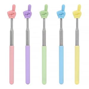 학교 교사용 교구 텔레스코픽 스테인리스 교실 포인트 스틱 리트랙터블 프레젠테이션 화이트보드 핸드 포인터