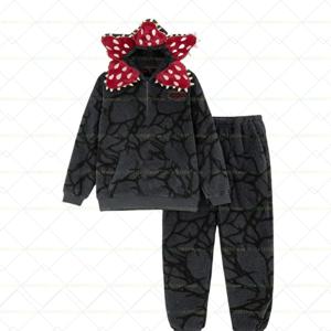 Stranger Story Demogorgon 잠옷 폴라 플리스 후드티 의상 잠옷 후드티 캐주얼 의상