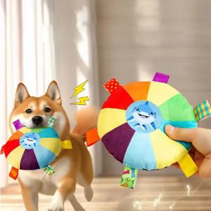 핫도그 소리 나는 봉제 장난감 벨 만화 장난감 강아지 작은 개 테디 이갈이 장난감 내구성 있는 물림 방지 애완동물 장난감