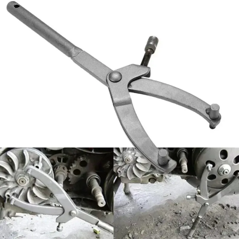 Y형 플라이휠 렌치 벨트 디스크 마그네토 고정 클립 캘리퍼 클러치 풀리 스프로킷 스패너 스쿠터 수리 도구