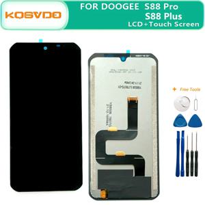 DOOGEE S88 Plus DOOGEE S88 Pro 교체 부품 + 분해 도구 용 새 원본 터치 스크린 LCD 디스플레이 LCD 화면