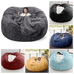 2022 새로운 콩 가방 소파 침대 Pouf 채우지 않는 거대한 Beanbag 휴식 라운지 의자 다다미 이불 바닥 좌석 가구
