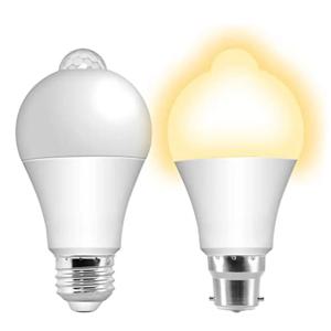 PIR 모션 센서 LED 전구 220V 110V 12W 18W 스마트 전구 모션 활성화 ON/OFF 모션 센서가있는 홈 조명 램프