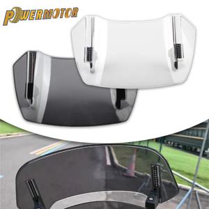 범용 오토바이 윈드실드 익스텐션 조절 가능한 스포일러 윈드스크린 디플렉터 BMW KTM 혼다 베넬리 야마하 가와사키용